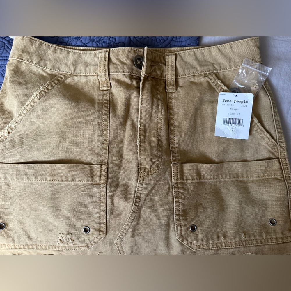 free people cargo skirt